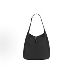 SAINT LAURENT YSL Le 5 A 7 Golden letter clasp single-shoulder bag, large size for women, black
